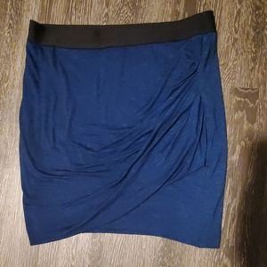 *3/$15* EXPRESS Knit Ruched Faux Wrap Skirt